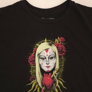 Buffy the Vampire Slayer Short Sleeve Crew Neck T-Shirt Mens Size XL Black